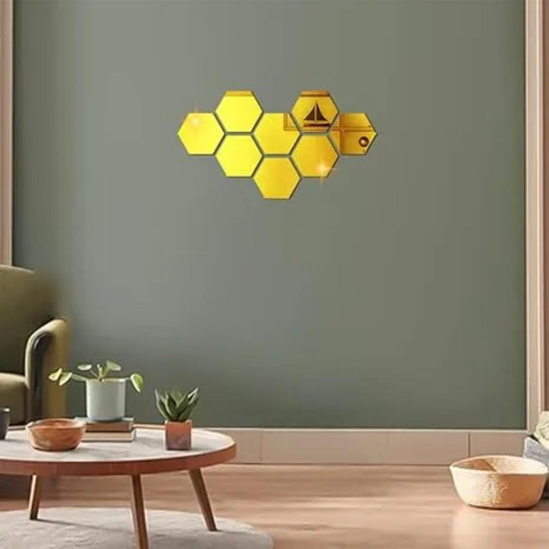 Acrylic Hexa, Golden