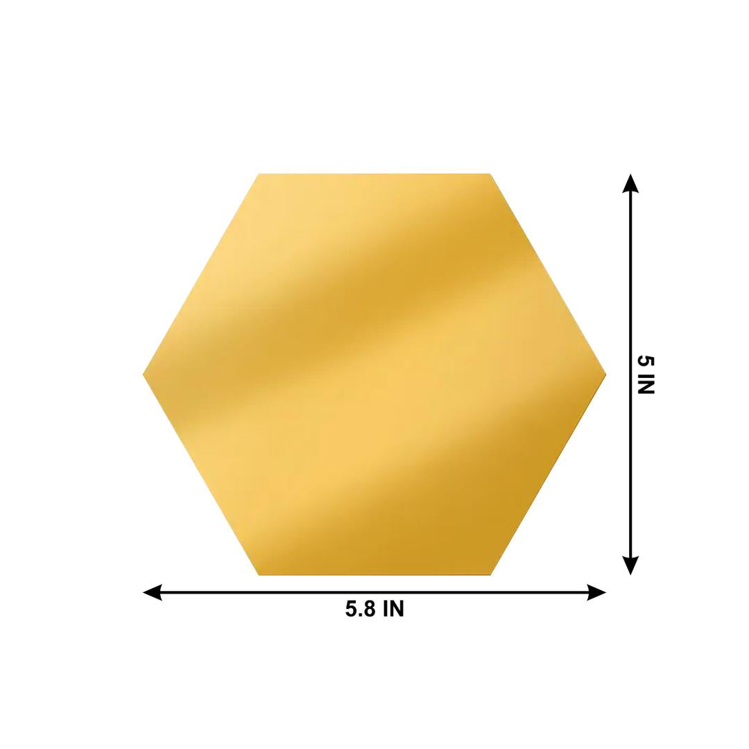 Acrylic Hexa, Golden